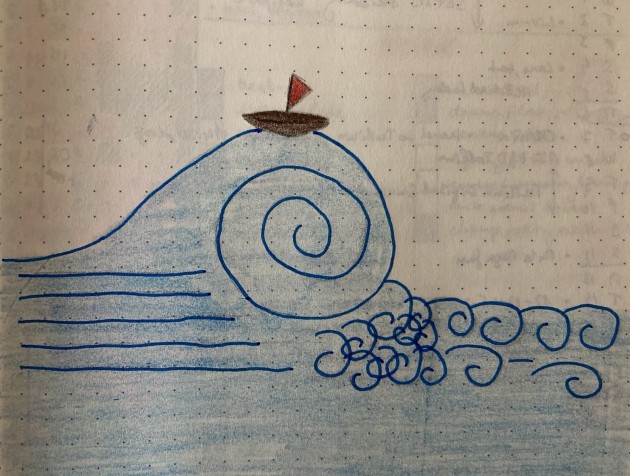 A photo of a sky with dark clouds